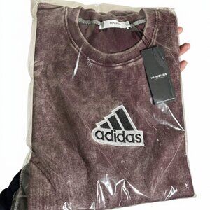 Adidas Maroon Crewneck T-shirt